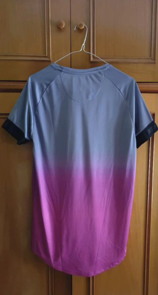 Camiseta SikSilk Hombre Gris y Rosa