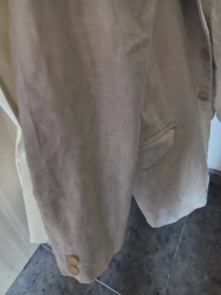 Traje de comunión niño beige con zapatos