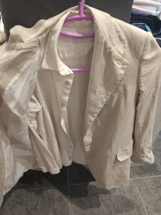 Traje de comunión niño beige con zapatos