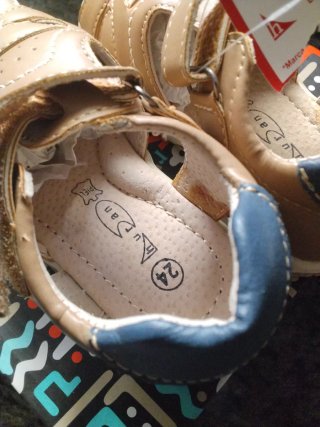 Sandalias niño piel Huran.T,24.