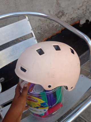 Casco Oxelo rosa