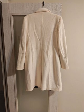 Abrigo paño cruzado mujer Goa Goa beige