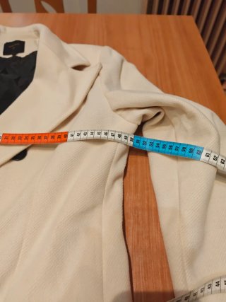 Abrigo paño cruzado mujer Goa Goa beige
