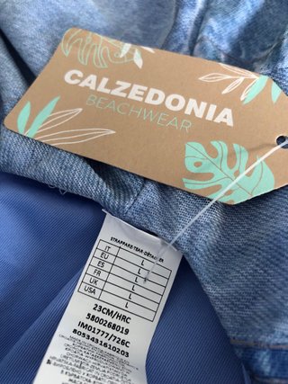 Costume intero patchwork denim