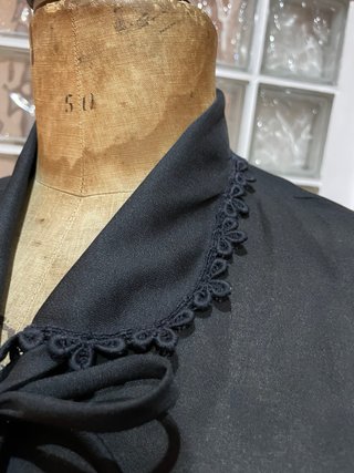 BLUSA VINTAGE SECRETARIA ( ver medidas)