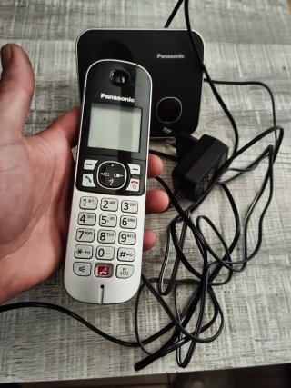 Teléfono Inalámbrico Panasonic Negro/Blanco