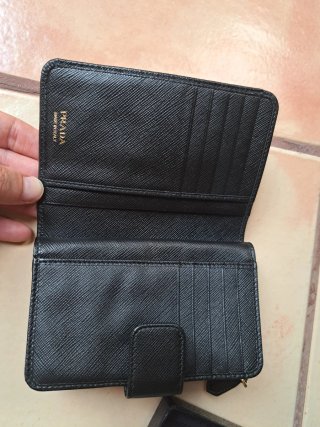 Monedero Prada 1ML225 Negro