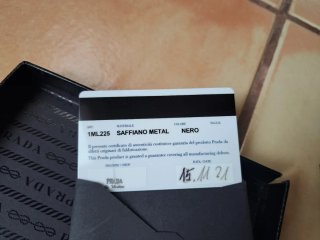Monedero Prada 1ML225 Negro