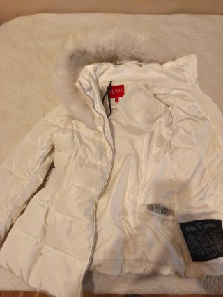Chaqueta Guess Mujer Talla S Blanca