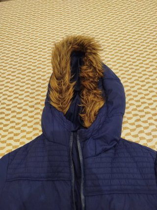 Chaquetón niño talla 10 azul