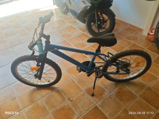 Bicicleta Rockrider 320 20 Azul
