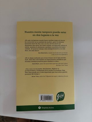 Una Cosa a la Vez
