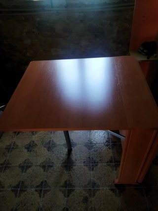 Mesa extensible madera doble ala
