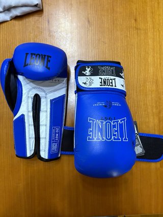 Guantes de Boxeo Leone Amateur Azul