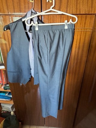Traje de vestir gris