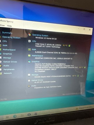 Portátil Asus F555L Negro