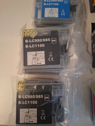 21 Cartuchos Tinta PIXCOLOR  LC980/985/1100 y APEX