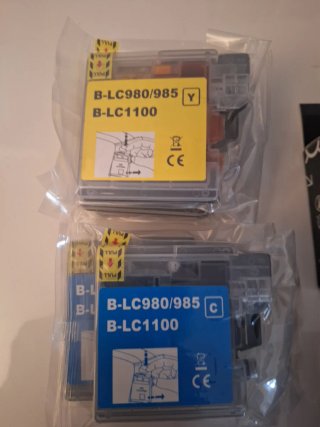 21 Cartuchos Tinta PIXCOLOR  LC980/985/1100 y APEX