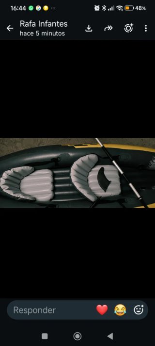 Kayak inflable Explorer K2 amarillo y gris