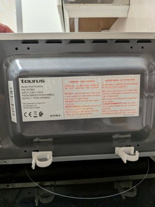 Microondas Taurus con Grill