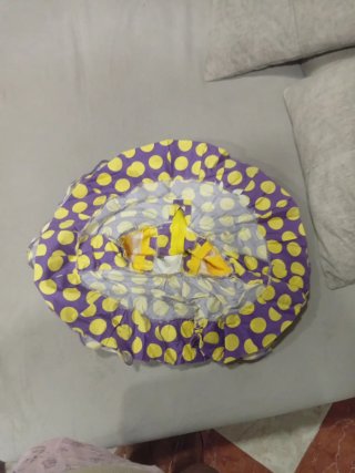 Vestido de gitana amarillo con lunares