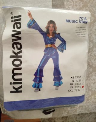 Disfraz Music Star 70s mujer