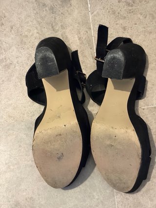 Tacones negros de verano