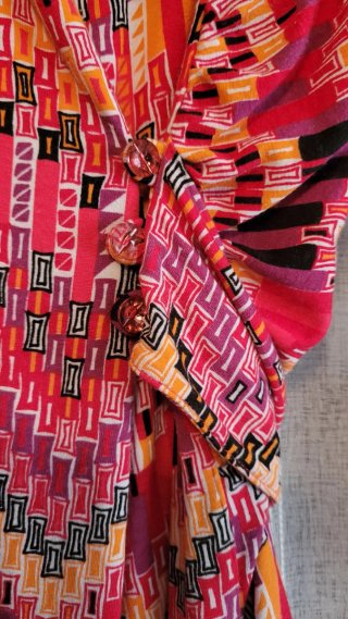 Vestido Superstar Cruzado Estampado Talla XL