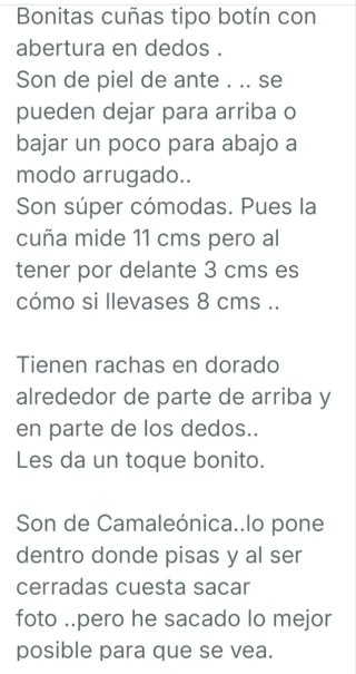 Rebajado hoy Botín cuña piel azul Camaleónica