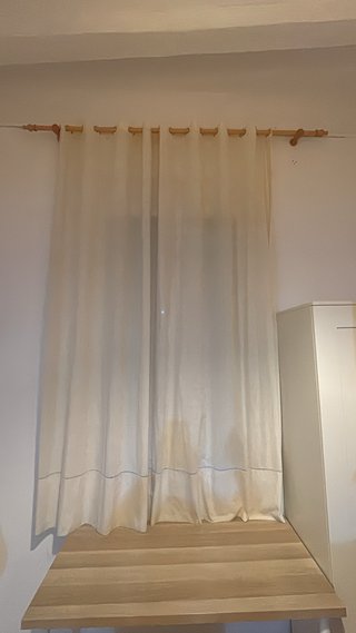 Cortina blanca 235x235 cm