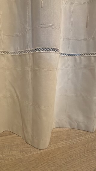 Cortina blanca 235x235 cm