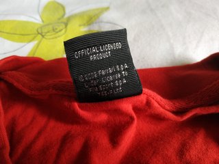 Camiseta oficial original escudería Ferrari