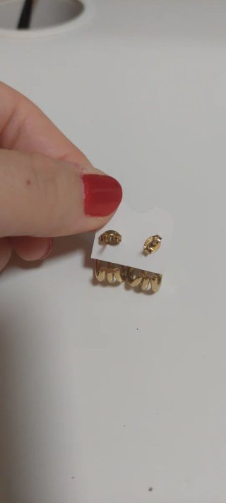 Pack pendientes aro y espiral oro
