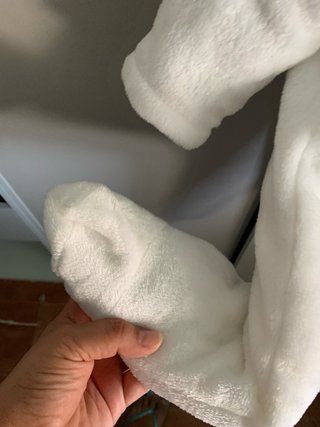 Conjunto mono y mantita bebé terciopelo