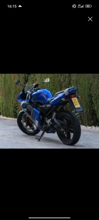 Yamaha TZR  Azul/Negro