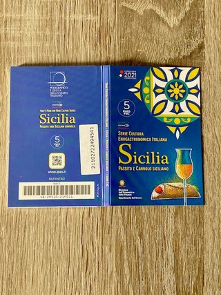 5 Euro Italia 2021 Sicilia Passito e Cannolo