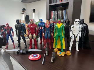 Lote15 Figuras Superhéroes y Star Wars