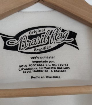Camiseta sin mangas Brasilian blanca talla