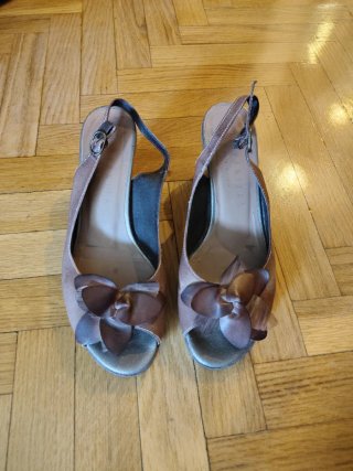 Sandalias Peep-toe Tacón Talla 39