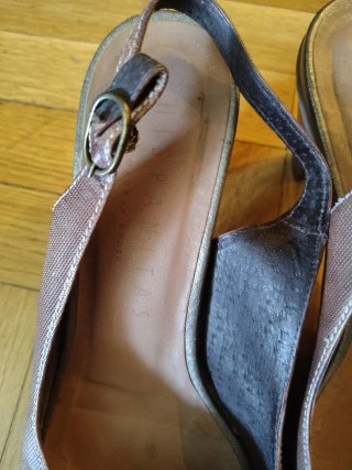 Sandalias Peep-toe Tacón Talla 39