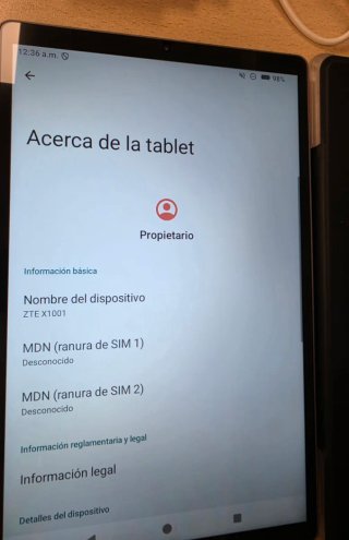 Tablet ZTE Blade X1001