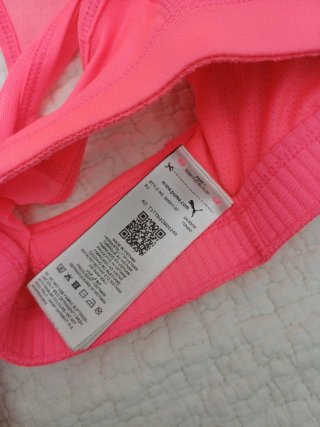 Top sportivo donna Puma rosa
