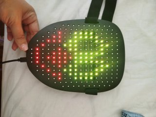 Disfraz Máscara LED Programable