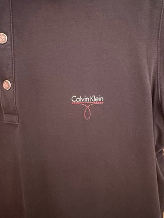 Camiseta Polo Calvin Klein negro original