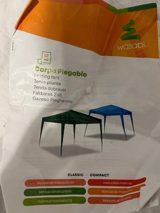 Carpa plegable 3x3m