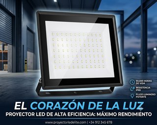 Foco LED Exterior 70W Luz Blanca