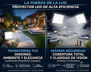 Foco LED Exterior 70W Luz Blanca