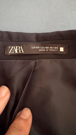 Chaqueta de traje azul marino para hombre. Talla50