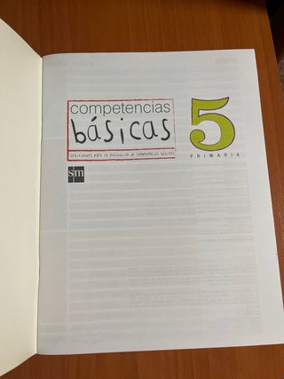 Competencias básicas. 5 Primaria