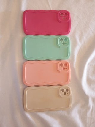 4 Fundas iPhone 11 Colores Pastel
